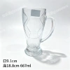 Glass football cup Specification image